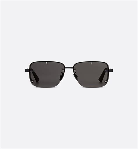 NeoDior S4U Gray Rectangular Sunglasses .